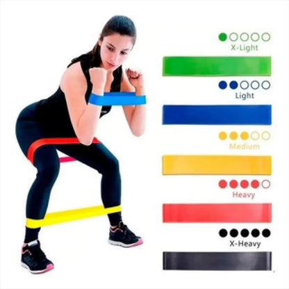 Bandas Fitness resistencia X5